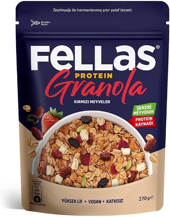 Fellas Protein Granola Red Fruits 270 gr