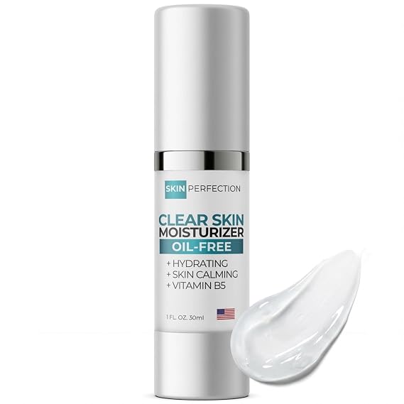 Oil-Free Facial Moisturizer Gel for Oily Skin, Hyaluronic Acid, 1 oz