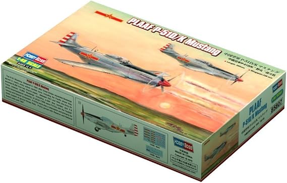 Hobbyboss 85807 1:48 Scale PLAAF P-51D/K Mustang Fighter Plastic Model Kit