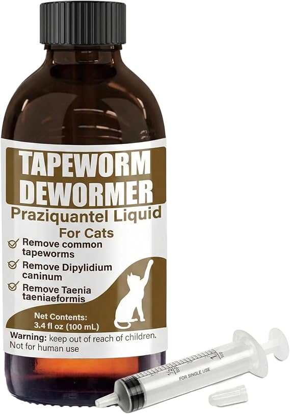 Tapeworm Dewormer (Praziquantel) for Cats & Kittens