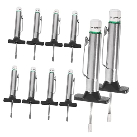 10pcs Tire Tread Depth Gauge Set 0-25mm Measuring Tool for Cars Accurate Automotive Tire Depth Gauge Essential for Vehicle Maintenance and Safety