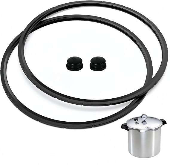 09985 Pressure Cooker Sealing Ring Overpressure Plug（2pck）Suitable For Presto 01745 01751 01782 01781 01784 01755 Pressure Cooker Parts