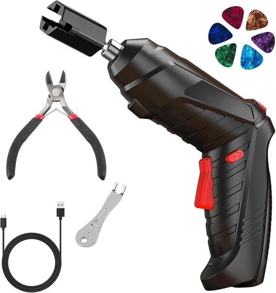 250RPM Guitar String Winder Tool with LED Light