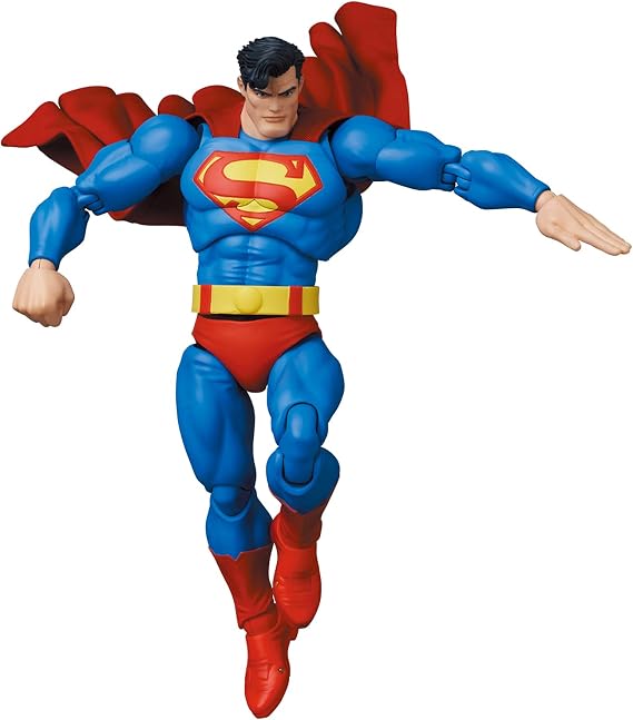 Medicom The Dark Knight Returns: Superman Mafex Action Figure, Multicolor | DC Comics The Dark Knight Returns 6 Inch Action Figure Mafex - Superman Reissue