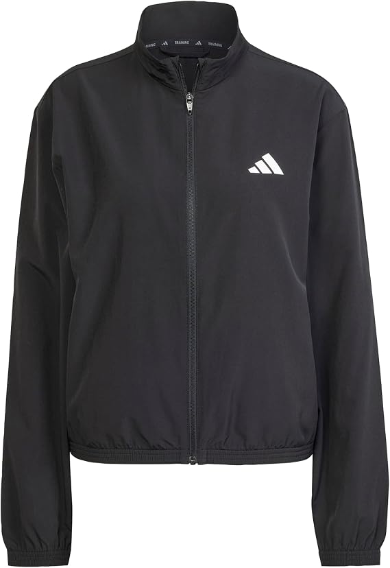adidas Train Essentials 3-Stripes Woven Warm-Up Jacket