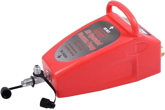 Goplus A/C Vacuum Pump, Pneumatic 4.2CFM Air Operated Vacuum Pump Air Conditioning System Tool Auto
