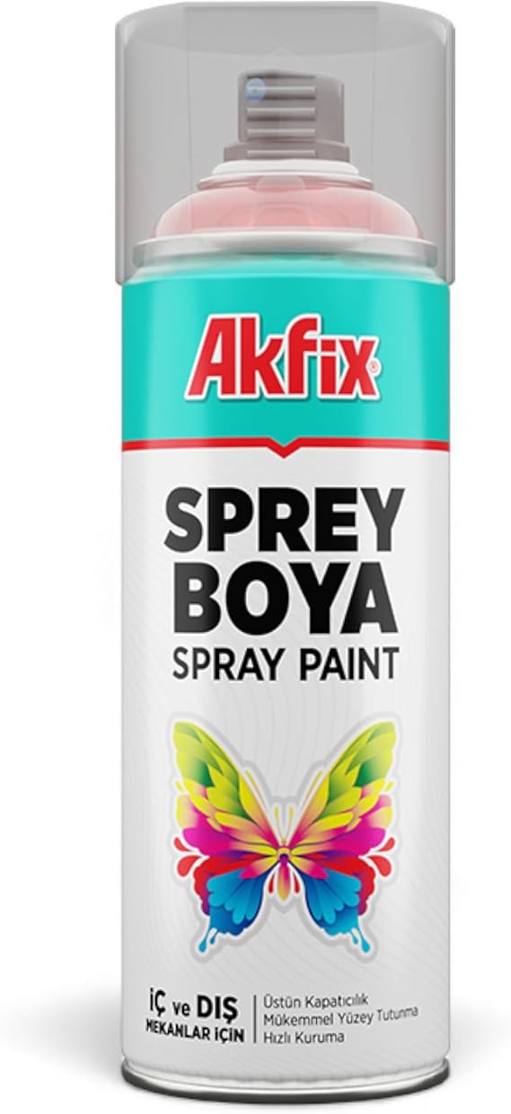 Akfix Sprey Boya, Yüksek Kapatıcılık, İç ve Dış Mekan Kullanımı, Nitro-Combi Kalite, UV Dayanıklı, Hızlı Kuruyan, Çizilme ve Darbe Dayanımlı, Çok Amaçlı Dekoratif Boya (Zümrüt Yeşil)
