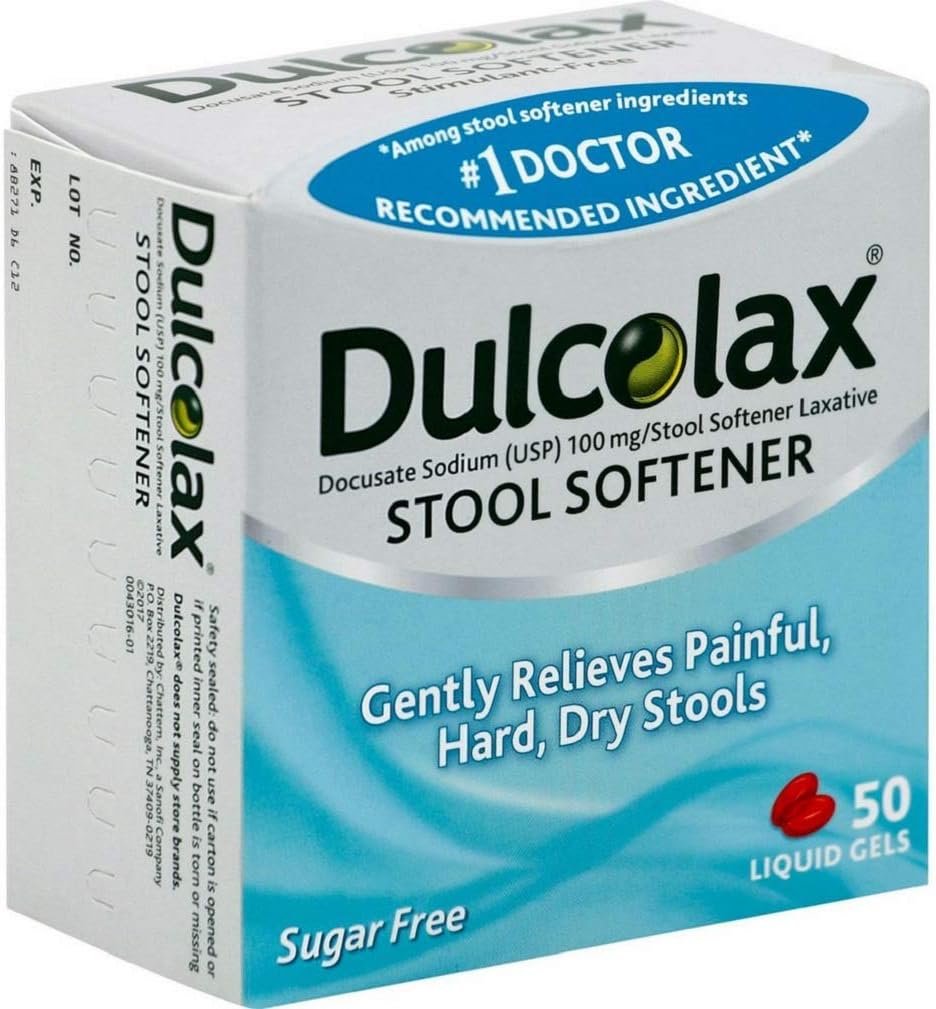 Dulcolax Stool Softener Liquid Gels-50 ct