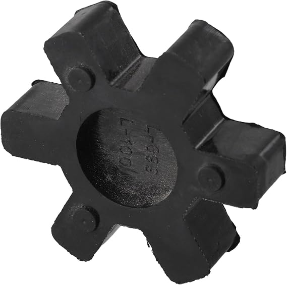 L-Jaw Coupling Insert L099 L100, Urethane Rubber Spider for Lovejoy & TB Woods, Flexible Shaft Coupling Buffer for Motors Pumps Conveyors, Black 2.5 Inch