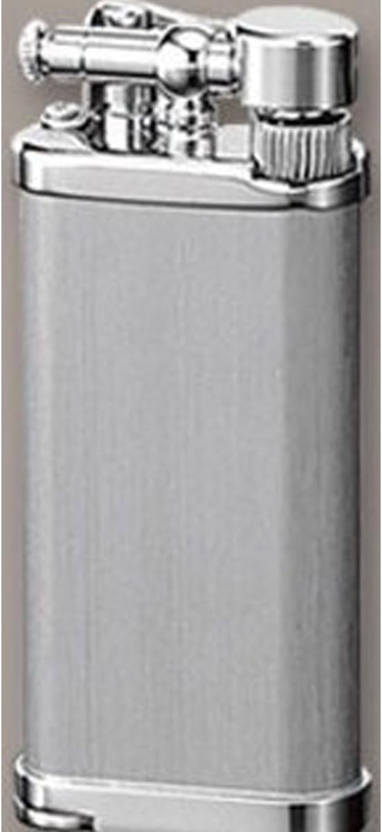 IM Corona Old Boy Chrome Hairlines Pipe Lighter