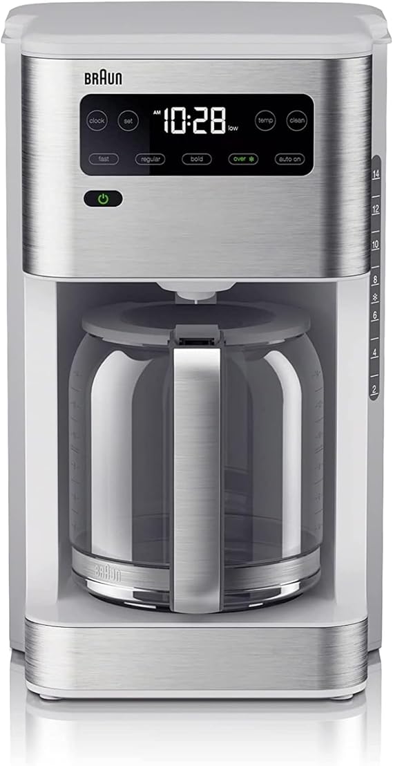 Braun PureFlavor 14-Cup Programmable Coffee Maker w/FlavorCarafe, Hot/Iced