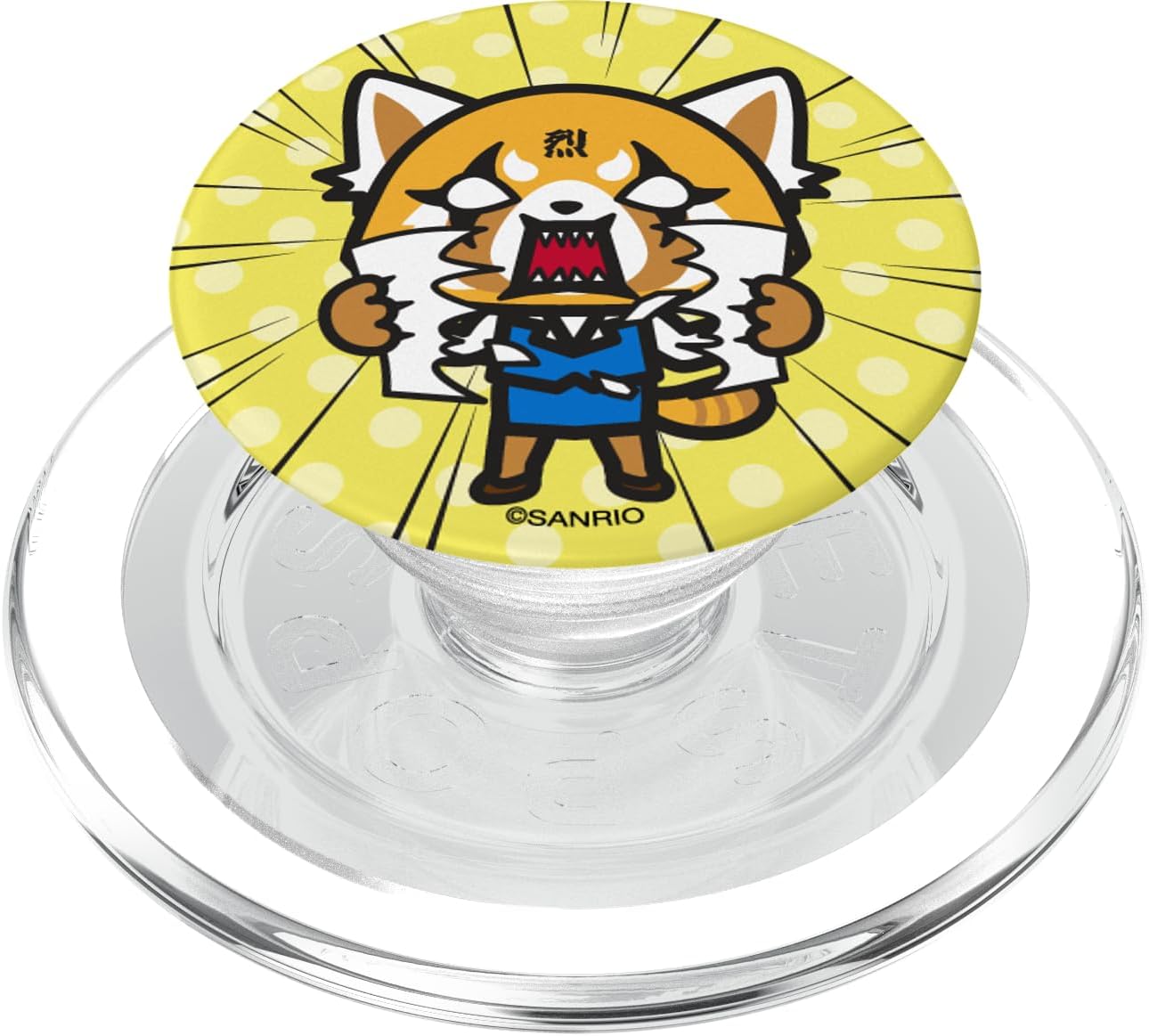 Aggretsuko Ripping Rage PopSockets MagSafe PopGrip for iPhone