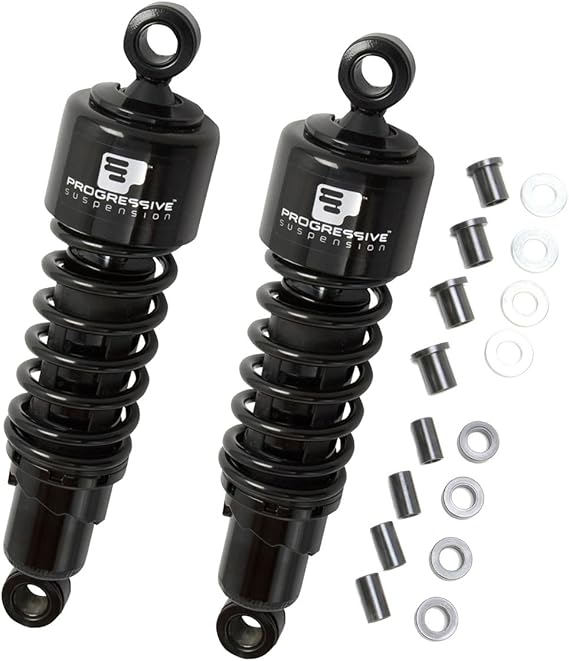 Progressive Suspension 412 Compatible with Triumph Shocks Black 13.5" - 412-4266B