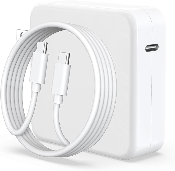 100W USB C Super Fast Charger,Mac Book Pro Charger for Compatible with M acBook Pro 16, 15, 14, 13 Inch, Mac Book Air 13 Inch, iPad Pro 2022/2021/2020/2019/2018, Included 5.9 ft USB C to C Cable