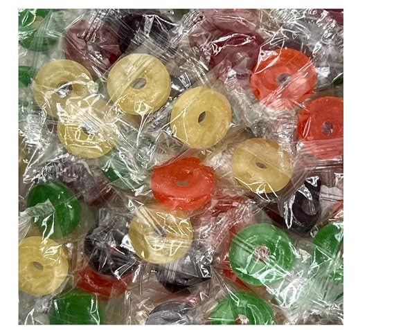 Mixed Fruit Hard Candy, 5 Flavors, Cherry, Raspberry, Watermelon, Orange, Pineapple, Individually Wrapped Candies - (5 - Pounds)