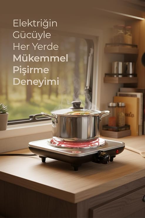 Sinbo Sco-5065 Tekli Elektrikli Ocak – 5 Kademeli Isı Ayarı