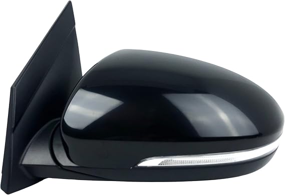 Spieg Driver Side Mirror for2016-2018 Hyundai Tucson Power Adjustment Heated Glass BSM Manual Folding Turn Signal Light Black 8 Pins Left HY1320231