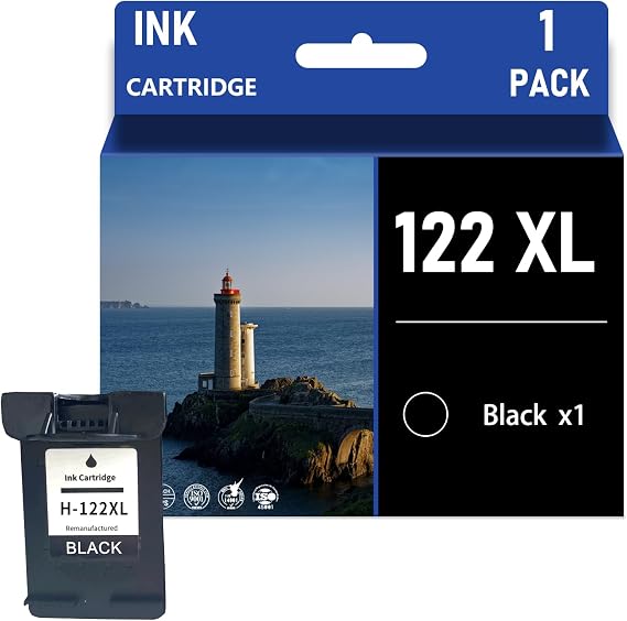 122XL High Yield Ink Cartridge Combo Pack for HP 122 Compatible