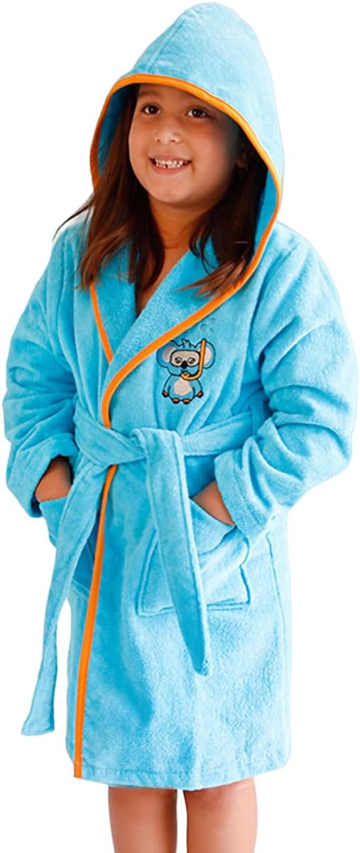Milk Moo Soft Cuddles Kadife Çocuk Bornoz Cool Koala 5-6 yaş