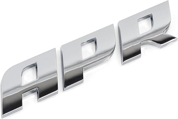 APR A1000006 Badge - Polished Silver