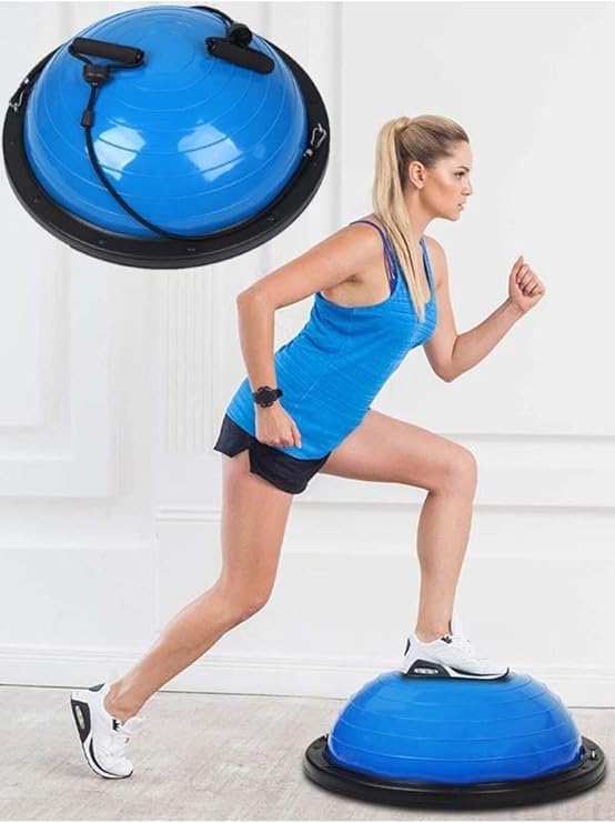 Buffer Bosu Ball Bosu Denge Topu Pilates Denge Aleti Balance Ball Mavi, BFFF125478
