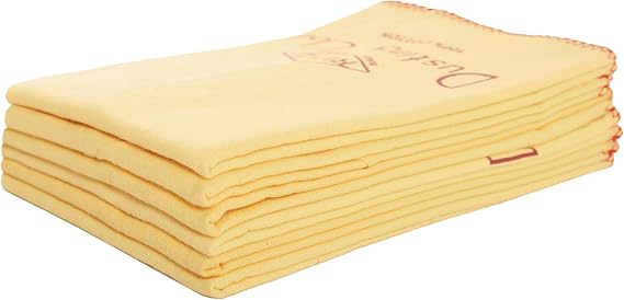 Ritz Duvateen Flannel Dusting Cloth, 6-Pack, Yellow