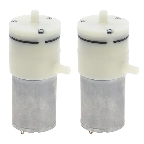 2PCS Mini Vacuum Pump DC 12V Micro Vacuum Pump Electric Mini Air Pumping Booster for Air Sampling Equipment Industry Household Appliances