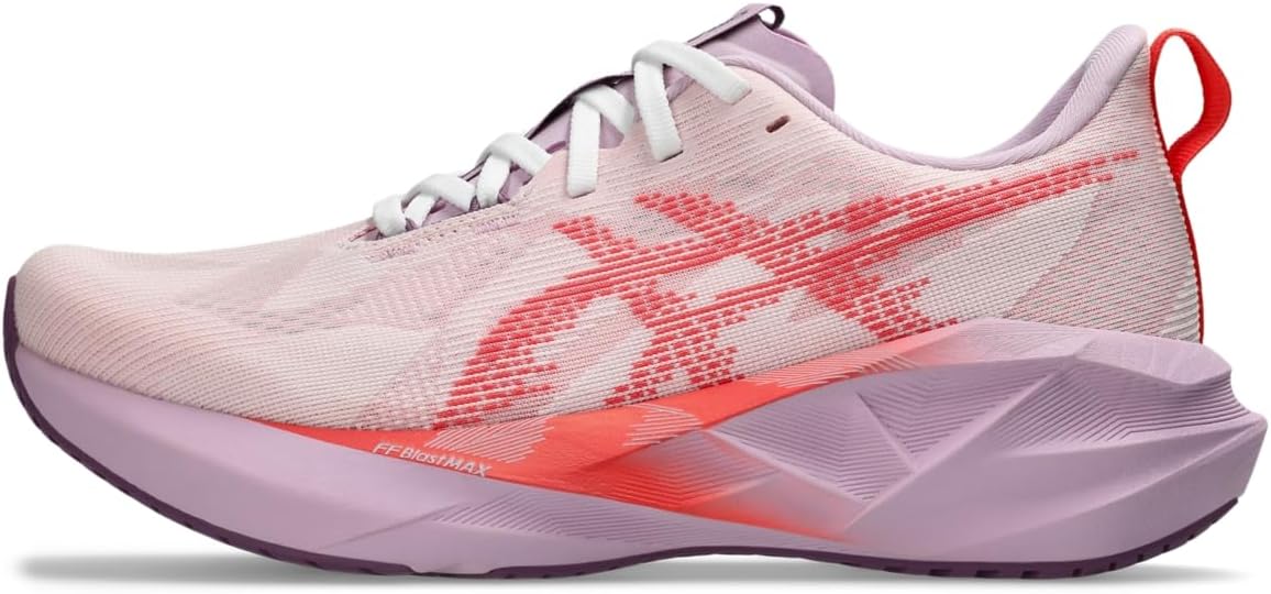 ASICS Women's Novablast 5 TR Running Shoe, White/Coral Leaf, 11