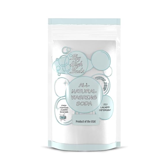 All-Natural Washing Soda, 2 lb, Soda Ash, Made in USA