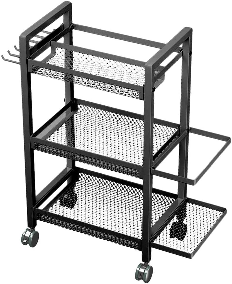Home Gym Storage Rack Fitness Equipment Training Equipment Yoga Mat Dumbbell Storage Rack with Wheels Home Gym Rack Garage Yoga Studio Storage Rack Kettlebell Resistance Bands Workout Large Capacity