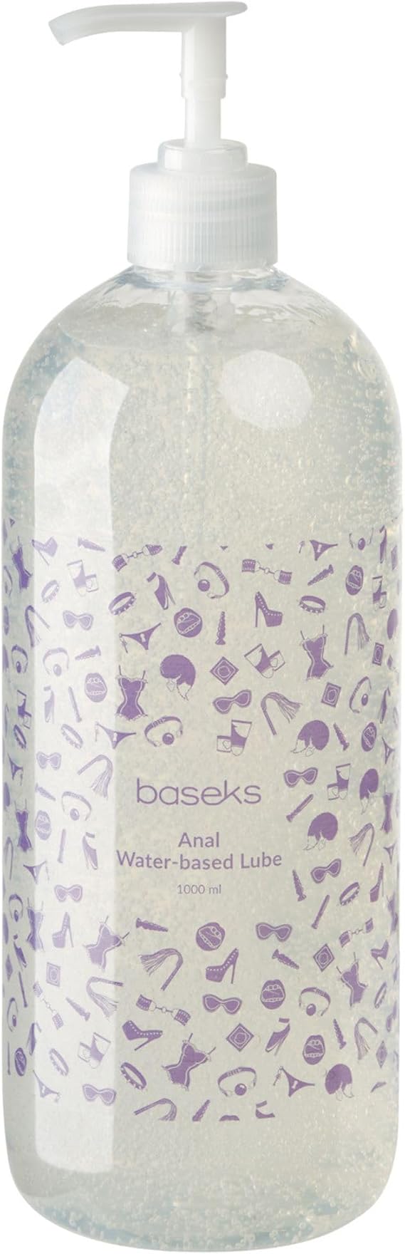 Baseks Water Based Lubricant - Water Base Lube for Couples - 1000 ml