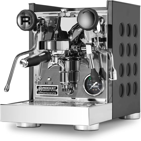 Rocket Espresso Appartamento TCA Espresso Machine, Black (Black)