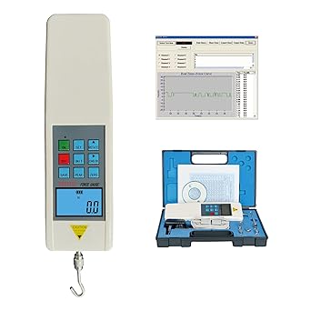 HF-500 Digital Force Gauge Push Pull Gauge Meter 500N with USB Cable HF-500N