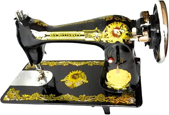 New Bee Butterfly Sewing Machine Negrita Garment/Upholstery Leather 15-91, Bed Size:14.5x7" Motor, Pedal & Light, Free Kit