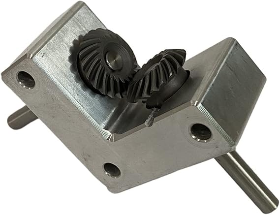 Pinion Gear Micro Spiral Bevel Gearbox 6mm 8mm 10mm Shaft 90 Degree Device Helical Bevel Gearbox Converter Model Gear Aluminum Alloy Parts bore Shaft (Size : 6mm Input Size)