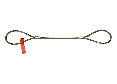 Sling, Wire Rope, L10Ft, VLL11200Lb, 3/4In