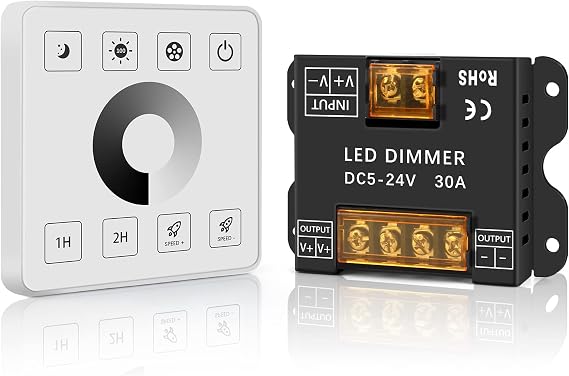 Single Color Dimmable Wall Mounted LED Controller [Energy Class A]