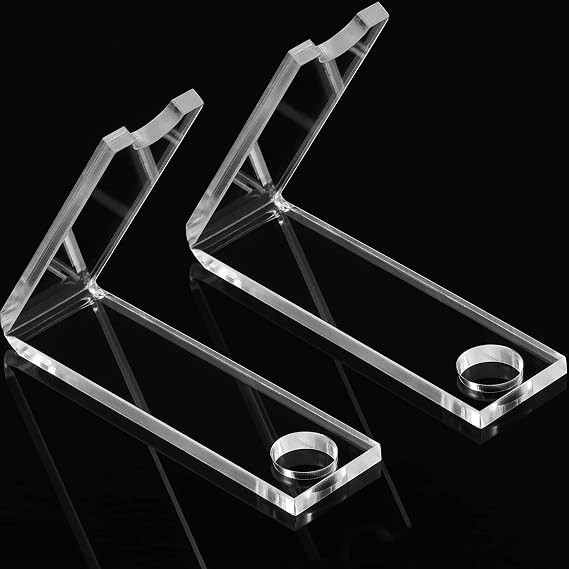 Chinco 2 Pcs Acrylic Pen Display Stand, Clear Single Pen Holder