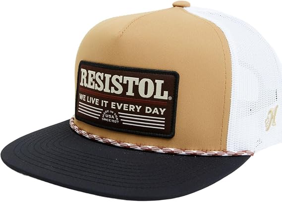 HOOEY Men's Men's Resistol Logo Ball Cap - 2552T-TNWH One Size Tan