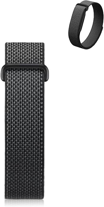 Nylon Band Compatible with Google Fitbit Air, Breathable Replacement Strap, Micro-Adjustable Performance Loop for Screenless Tracker