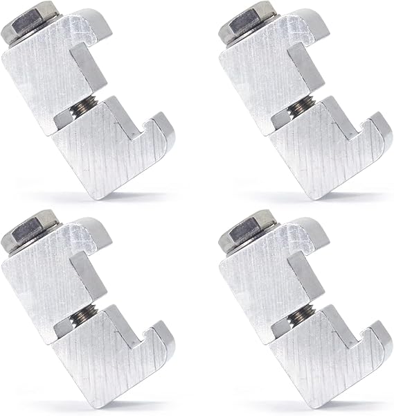 M8 ISO flanges Double Wall Clamp Double Claw Clamps Vacuum Fittings Aluminium Semiconductor ISO-K 63 80 100 (4 Pack)