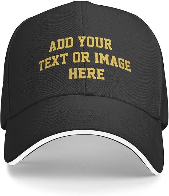 Custom Hats Add Photos/Logo/Text to Design Your Personalized Baseball Cap for Men & Women Adjustable