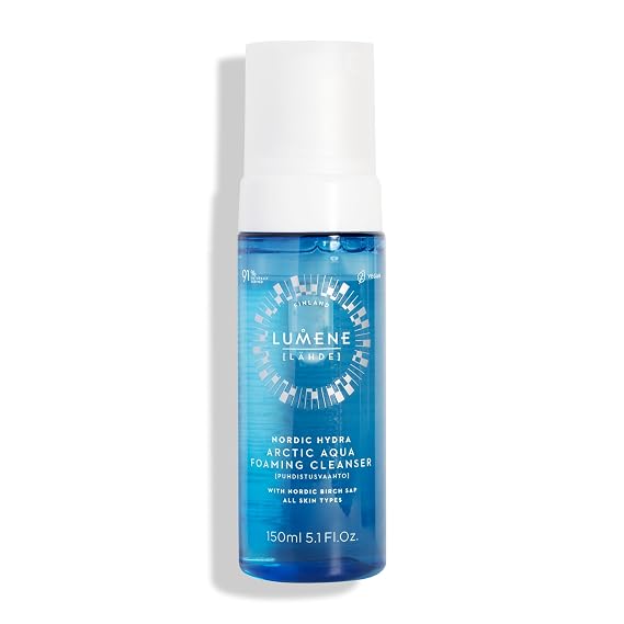 Lumene Nordic Hydra Arctic Aqua Foaming Cleanser Birch Sap Hyaluronic Acid