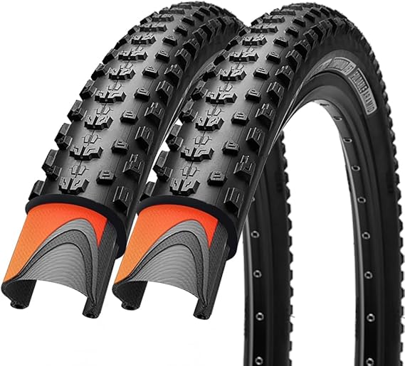 26x2.25/27.5x2.25 inch Bike Tires Pair Mountain Bike Tires 60 TPI Bicycle Tires Kevlar High Grade Made Tires Pack of 2