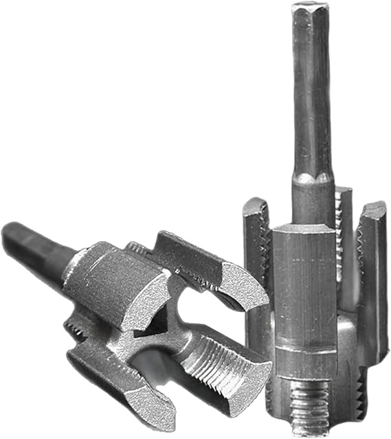 Pipe Thread Cutting Tool, plumbers tools,Pipe Threading Tool, Thread Cutter, PVC Pipe Threader Set 1/2'' 3/4'' for Pipe Thread Cutting Tool,thread chaser(2 Sizes)
