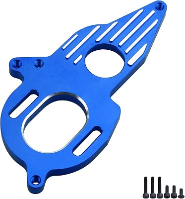 Aluminum Motor Mount for Arrma Granite Mega Typhon  Big Rock  Senton 3S Outcast  Kraton 4S Models RC Car Monster Truck Buggy Replacement Navy Blue