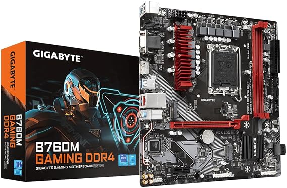 Gigabyte B760M Gaming D4 1700P Vga Hdmi Dp