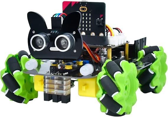 KEYESTUDIO BBC Microbit V2 Starter Kit, Electronic Programming Kit for Teens Adults，Include Micro bit V2, Makecode and Python Code