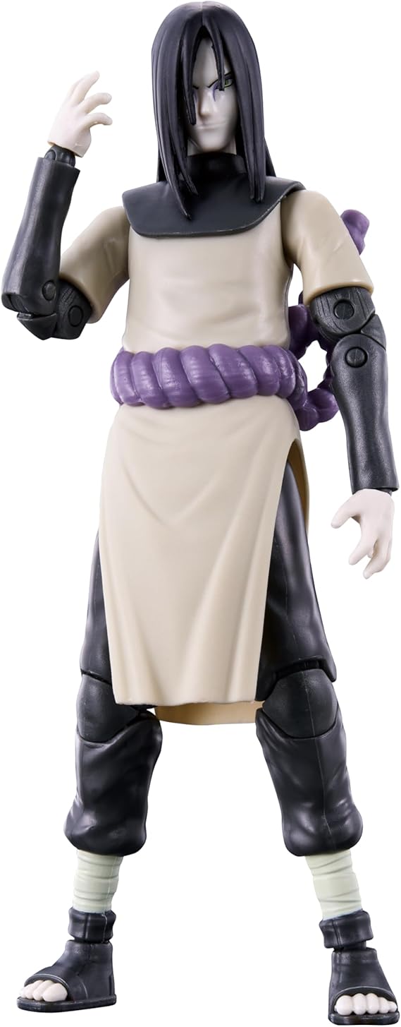BANDAI - Anime Heroes - Naruto Shippuden - Figure Orochimaru - Official Licensed Naruto Shippuden - Articulated Orochimaru Figure 17 cm - Manga Action Figure - Toy for Children from 4 Years - 36968