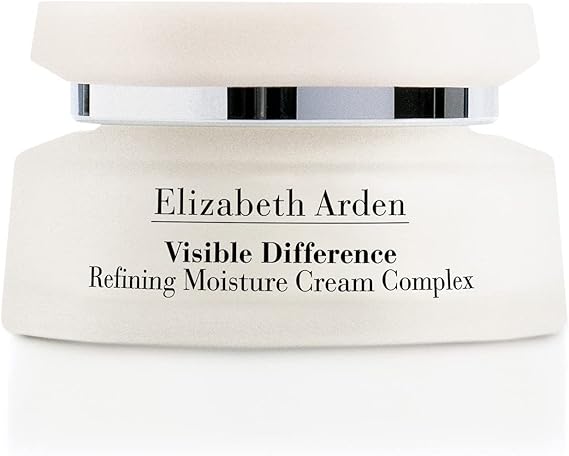 Elizabeth Arden Visible Difference Refining Moisture Cream Complex for Face, 75ml, Rich Emollient Formula, for Anti-Ageing &amp; Tired Skin, Unisex